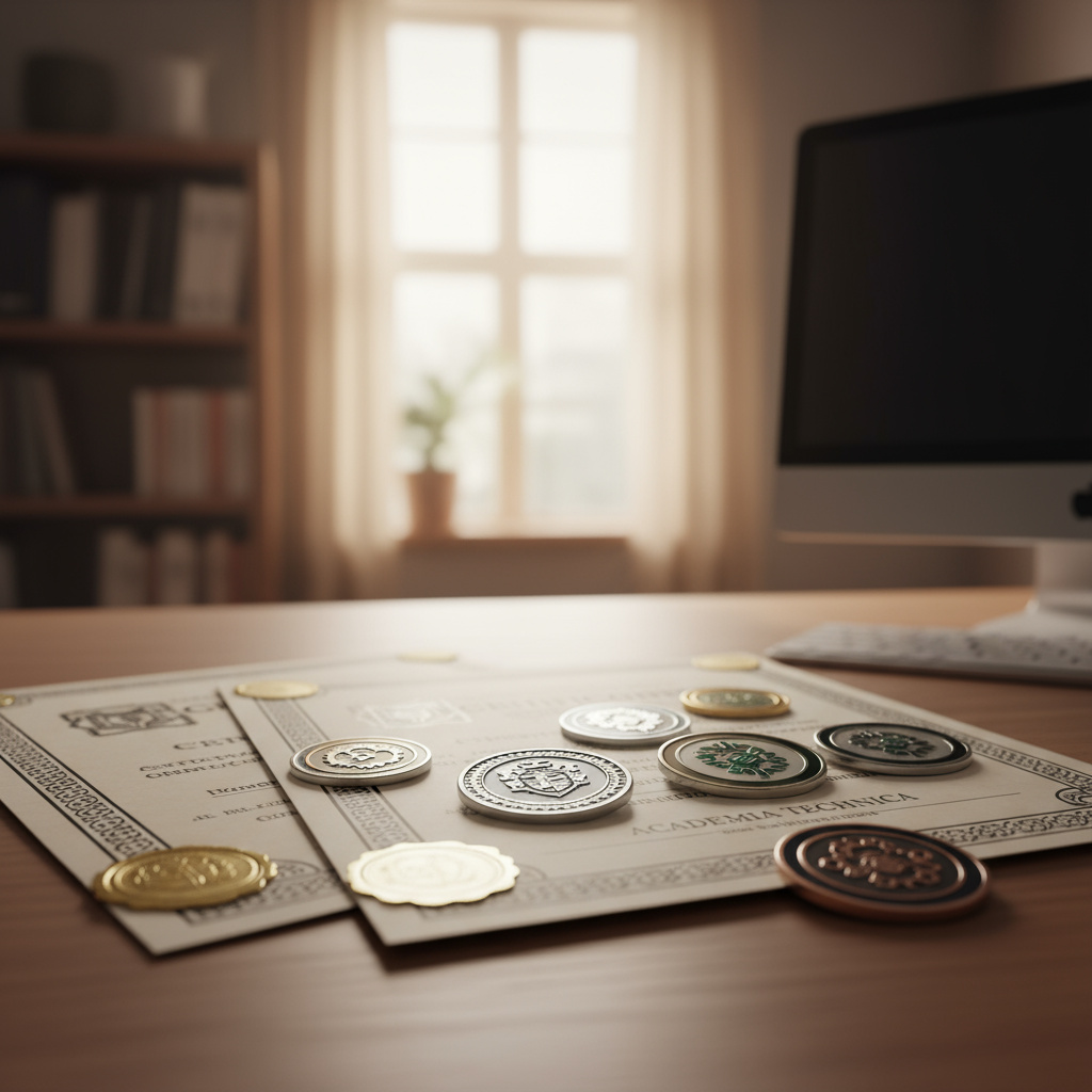 Zertifikate und technische Qualifikationen